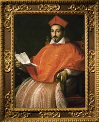 Portrait du cardinal Scipione Borghese (Scipione Caffarelli-Borghese) (1577-1633) par Ottavio Leoni