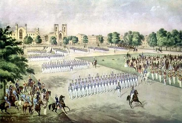 Revue du 7e Régiment, Washington Square, New York