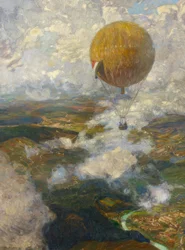 En montgolfière au-dessus des Vosges