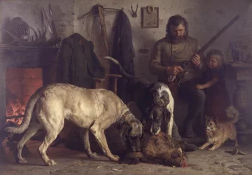 Après la chasse au sanglier