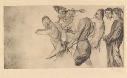 Dante et Virgile visitant l