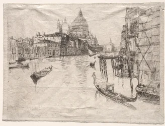 Entrée du Grand Canal, Venise, 1880