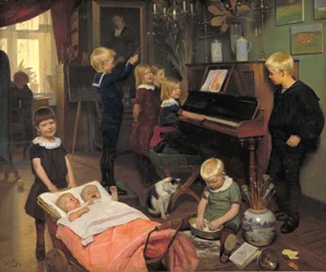 Un concert : Les enfants de l
