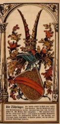 Les armoiries des maisons princières allemandes : Les Zähringer