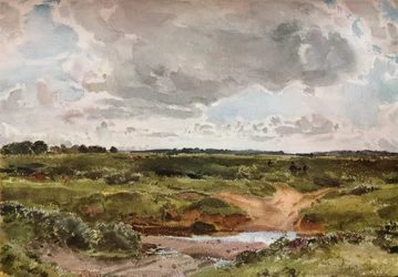 Southwold Common en août, vers 1889