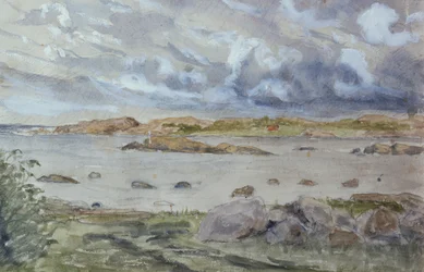 Esquisse de mer et de paysage