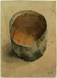 Petit pot en cuivre