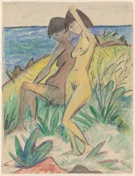 Deux baigneuses