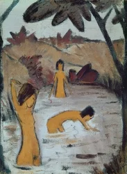 Trois baigneuses dans l
