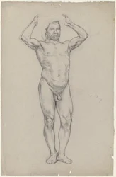 Nu masculin debout