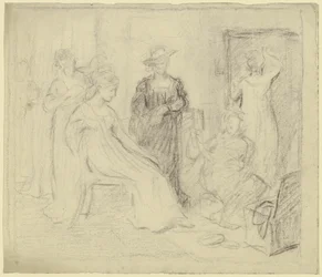 Préparatifs pour le bal costumé
