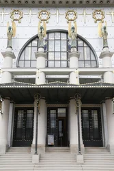 Église Am Steinhof (église Leopld) conçue par Otto Wagner, Vienne, Autriche (photo)