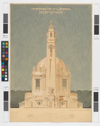 Église paroissiale de Währing, vue de la tour