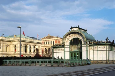 Le Pavillon Otto Wagner sur Karlsplatz