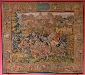 Tapisserie flamande. Série Triomphes et batailles de l