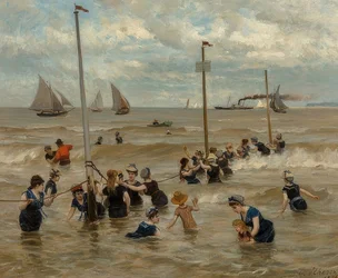 Bain de mer. 1876