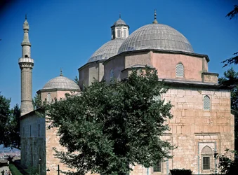 Vue de la mosquée verte