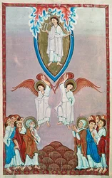 Ms 91 f.96 Ascension