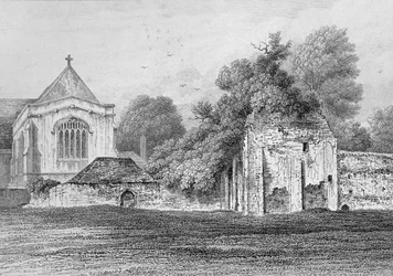 Château de Wolvesey Winchester, c.1830