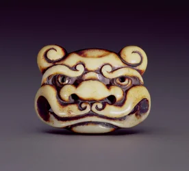 Netsuke représentant le visage d