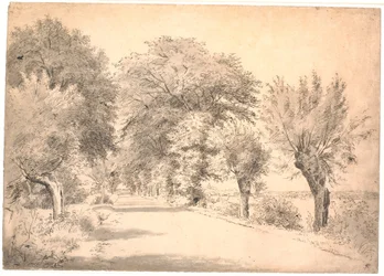 La route près du manoir de Vognserup
