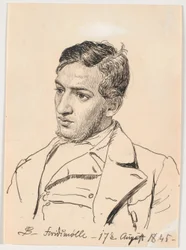 Portrait du peintre Carlo Dalgas