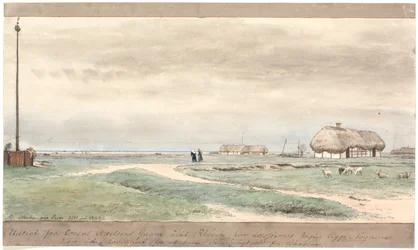 Vue de la cour du consul Axelsen jusqu