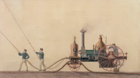 La première machine à vapeur utilisée aux États-Unis en 1841