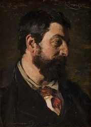 Portrait du peintre français Alfred Guillou