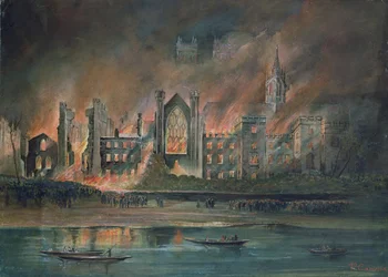 Incendie des Chambres du Parlement, 16 octobre 1834