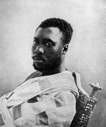 Prempeh, dernier des rois Ashanti, Ghana, 1922