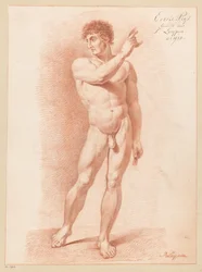 Homme nu debout, vu de face (1er prix 1815)