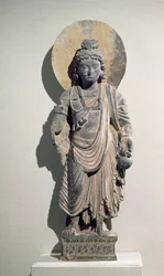 Bodhisattva debout Maitreya, 3e siècle