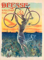 Affiche Art Nouveau française pour les vélos Déesse, c.1898