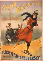 Patin-bicyclette - Richard-Choubersky, 1890