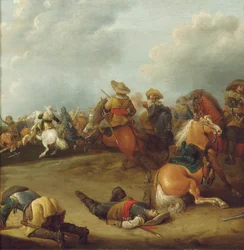 Une bataille de cavalerie