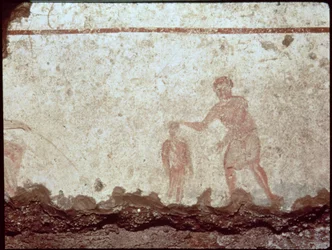 Scène de baptême, 3ème siècle
