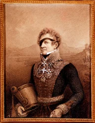 Adam Adalbert, comte de Neipperg Général et diplomate autrichien (dessin)