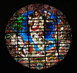 Résurrection, vitrail de l