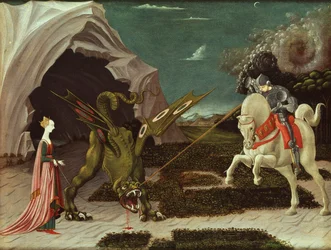 Saint Georges et le Dragon, vers 1470