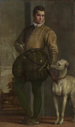 Garçon avec un lévrier, probablement années 1570