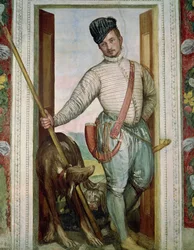 Autoportrait en costume de chasse, 1562