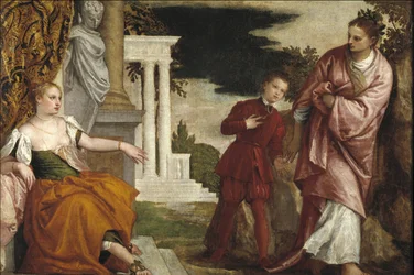 Jeune homme entre la vertu et le vice