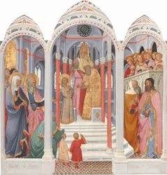 La présentation de la Vierge au temple, 1398-1399