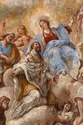 Fresques représentant la vie de Saint Cataldo
