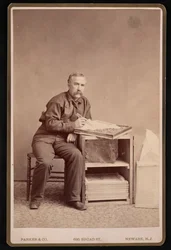 Portrait de Fred Mather 1833-1900, avant 1887