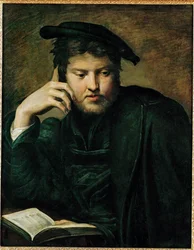Homme avec un livre, premiers travaux ...