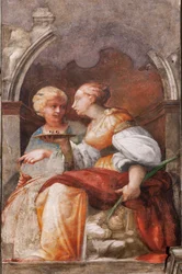 Sainte Lucie et Sainte Apollonie, c.1523