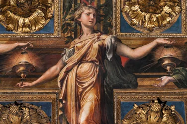 Les trois vierges sages et les trois vierges folles (détail)