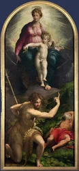 Madone et enfant avec Saint Jean et Saint Jérôme